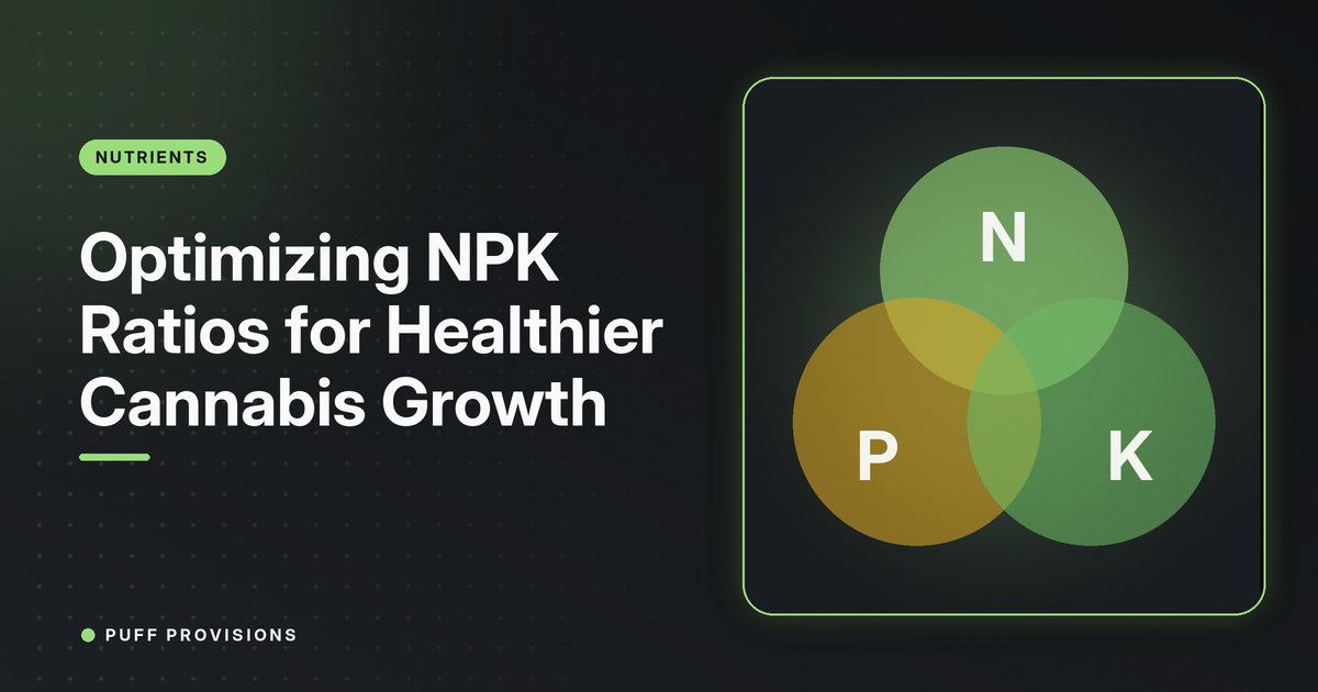 Optimizing NPK Ratios for Healthier Cannabis Growth